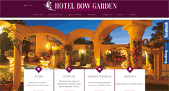 Desktop Screenshot of hotelbowgarden.sk